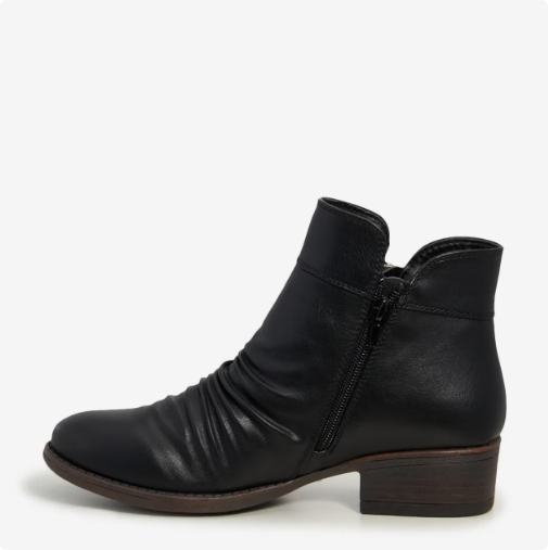 Women\'s Kelly & Katie Jennifer Ruched Bootie - Black
