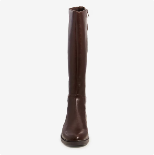 Women\'s Kelly & Katie Women\'s Sham Knee High Riding Boot - Brunette
