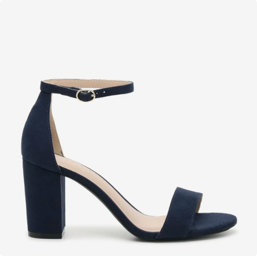 Women\'s Kelly & Katie Hailee Dress Wide Width Sandal - Navy