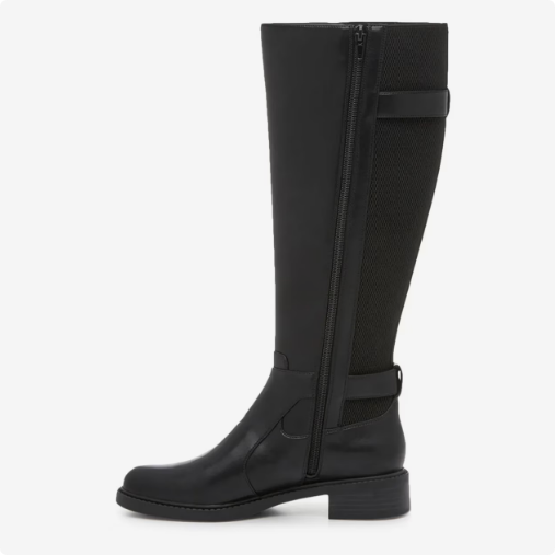Women\'s Kelly & Katie Women\'s Sham Knee High Riding Boot - Black