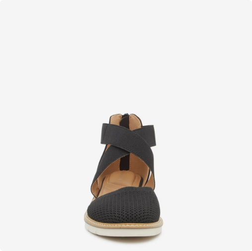 Women\'s Kelly & Katie Women\'s Laurna Closed Toe Wedge Sandal - Black