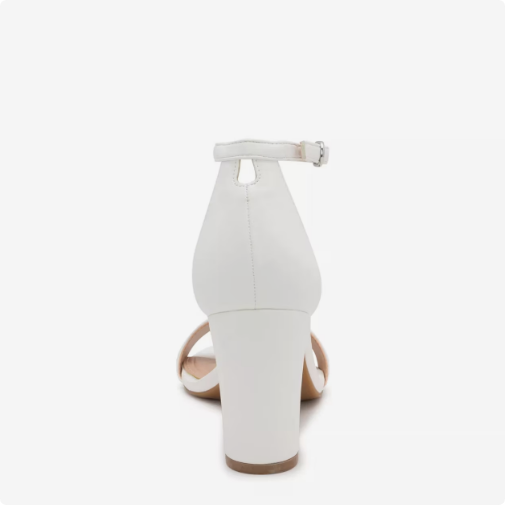 Women\'s Kelly & Katie Hailee Dress Wide Width Sandal - White Wide