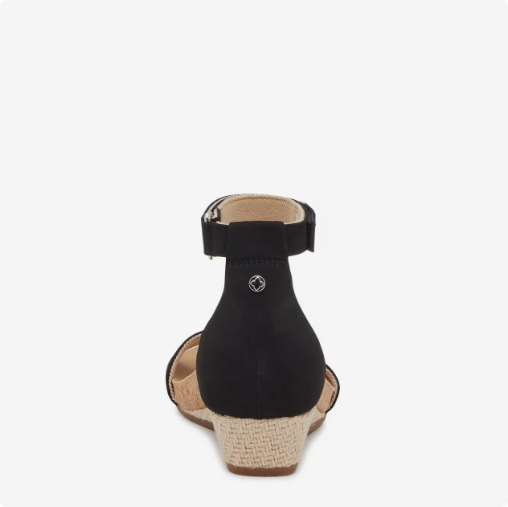 Women\'s Kelly & Katie Neriah Wedge Sandal - Black Nubuck