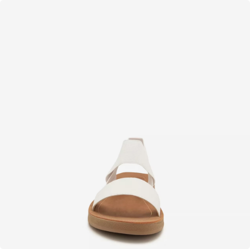 Women\'s Kelly & Katie Aria Flat Sandal - White