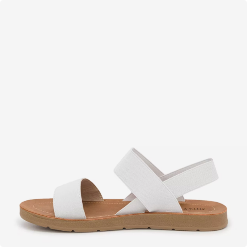 Women\'s Kelly & Katie Aria Flat Sandal - White