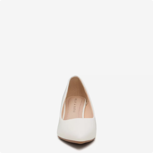 Women\'s Kelly & Katie Ainsley Wide Width Pump - White Wide