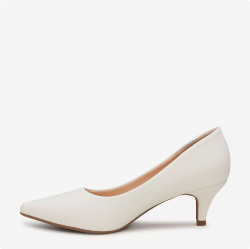 Women\'s Kelly & Katie Ainsley Wide Width Pump - White Wide