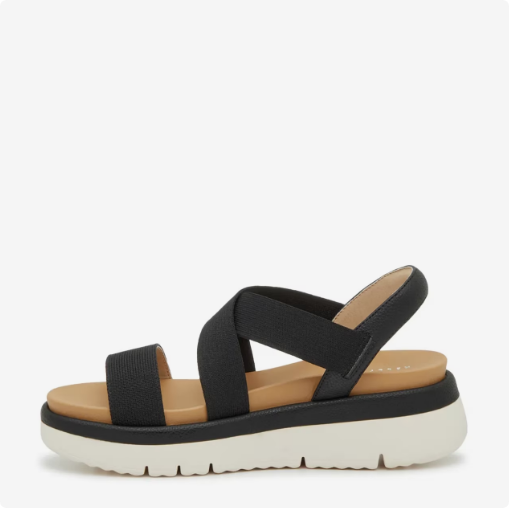 Women\'s Kelly & Katie Pem Sandal - Black Wide