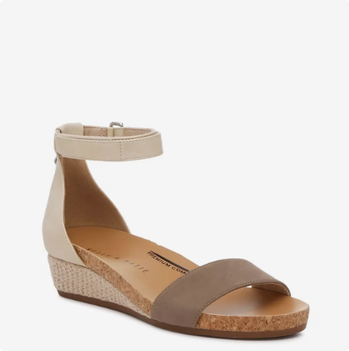 Women's Kelly & Katie Neriah Wedge Sandal - Taupe