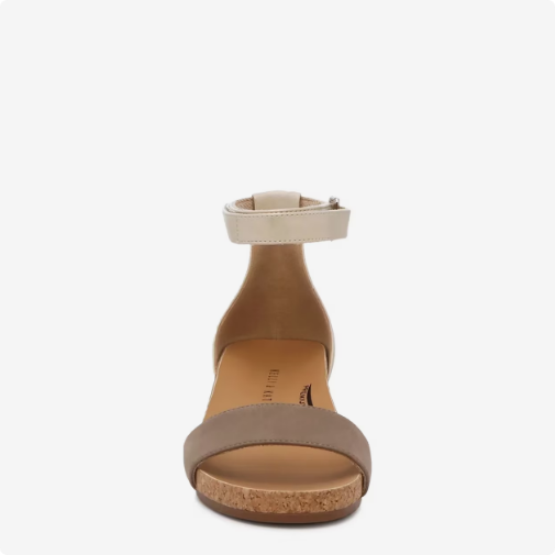Women\'s Kelly & Katie Neriah Wedge Sandal - Taupe Nubuck Wide