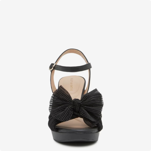 Women\'s Kelly & Katie Heather Platform Evening Sandal - Black Wide