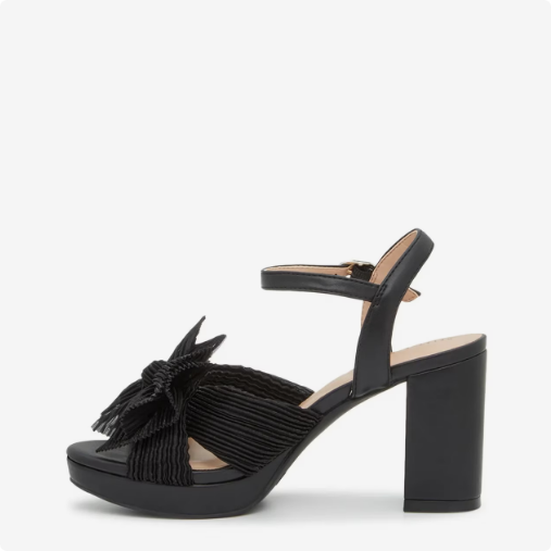 Women\'s Kelly & Katie Heather Platform Evening Sandal - Black Wide